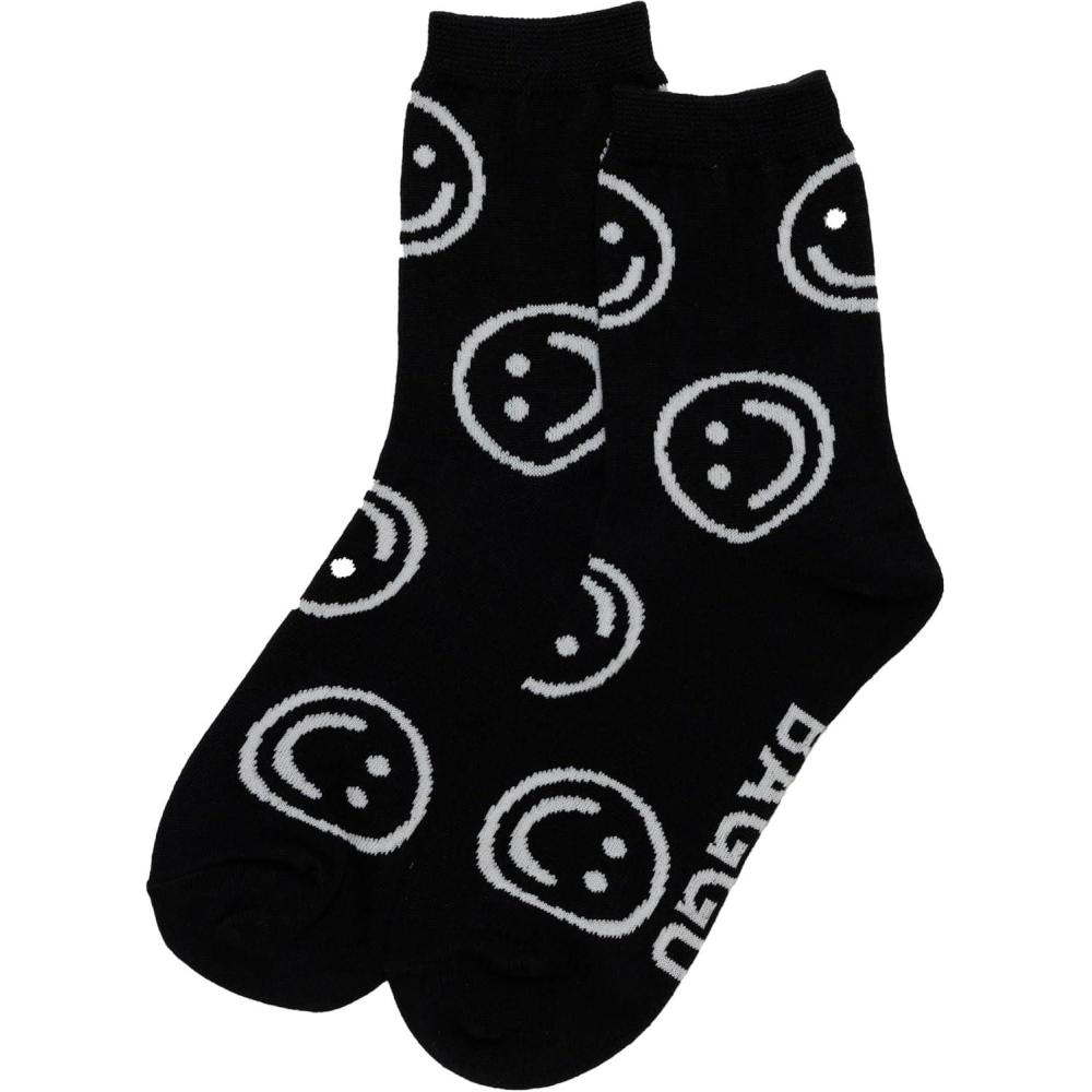 imageBAGGU Crew SockBlack Happy