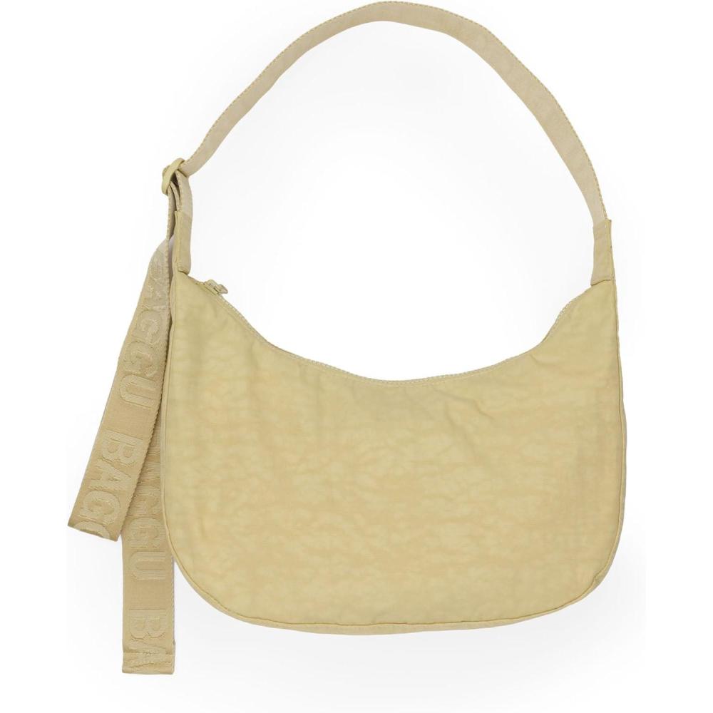 imageBAGGU Medium Nylon Crescent Bag  Butter