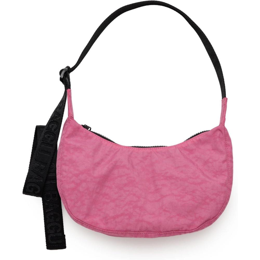 imageBAGGU Small Nylon Crescent BagAzalea Pink