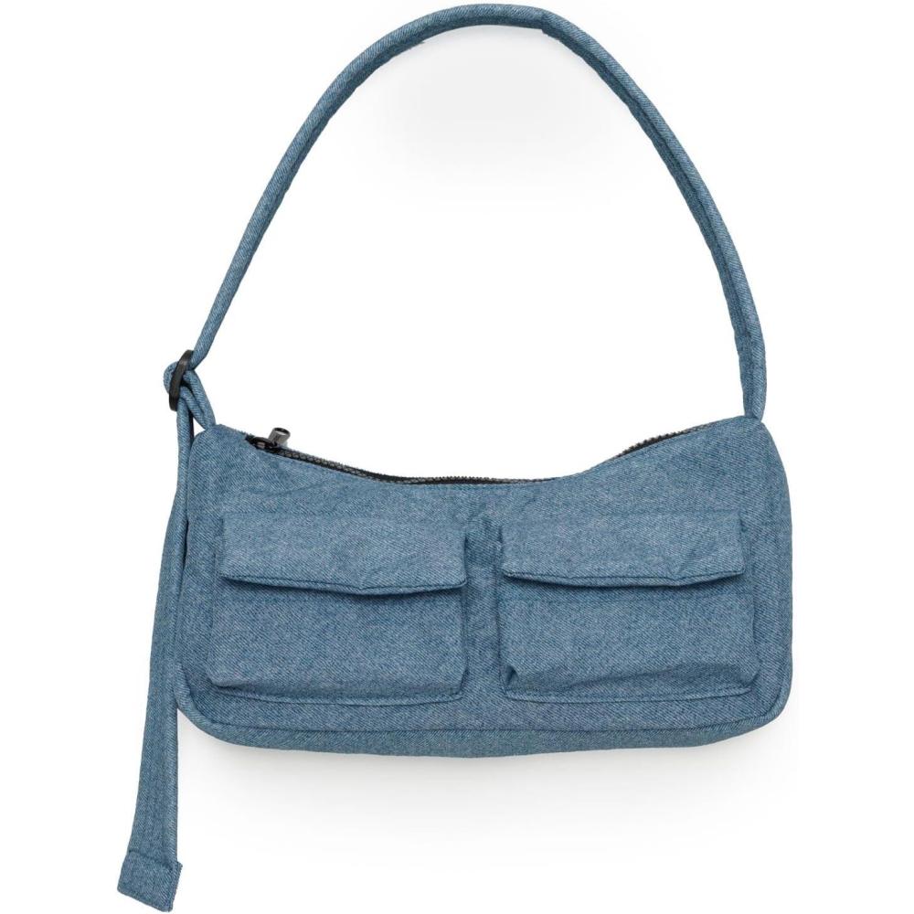 imageCargo Shoulder Bag by BAGGUDigital Denim