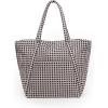 imageBAGGU Cloud BagBlack  White Gingham