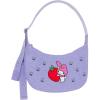 imageBAGGU Medium Nylon Crescent Bag  Embroidered My Melody Strawberry