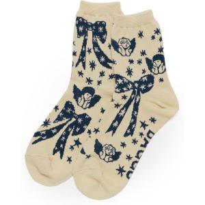 BAGGU Crew Sock(Cherub Bows)