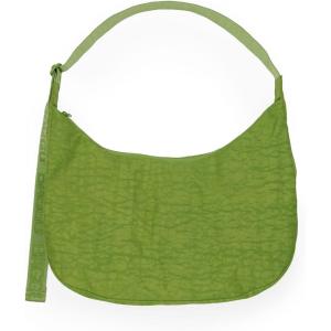 BAGGU Large Nylon Crescent Bag(Green Juice)