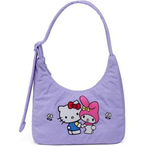 BAGGU Mini Nylon Shoulder Bag – Embroidered Hello Kitty & My Melody