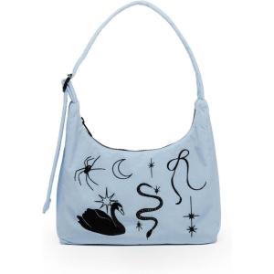 BAGGU Mini Nylon Shoulder Bag(Embroidered Ballet Icons)
