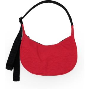 BAGGU Small Nylon Crescent Bag(Candy Apple)