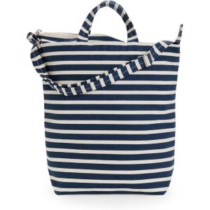 BAGGU Zip Duck Bag – Navy Stripe