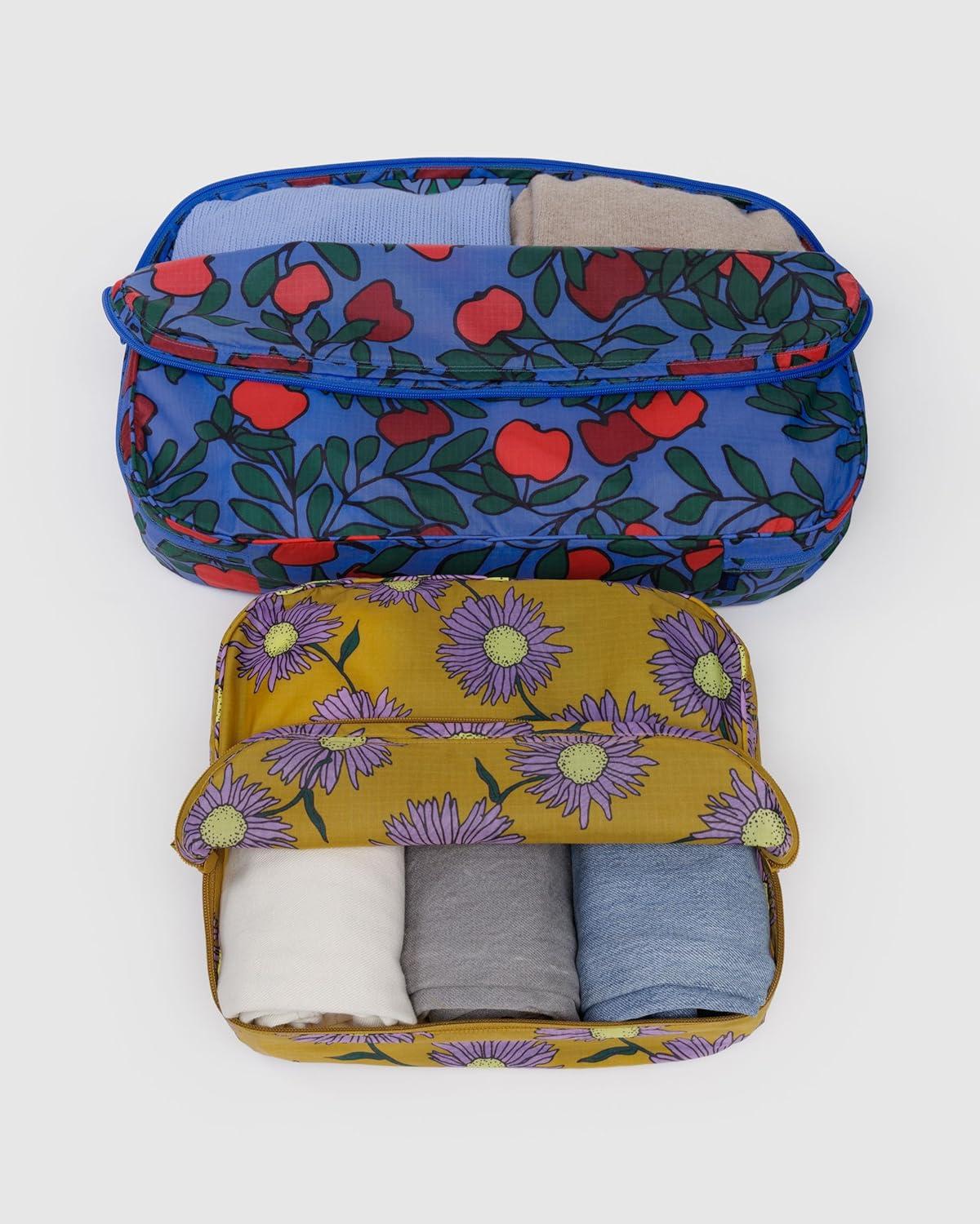 imageBAGGU Large Packing Cube Set Poppy MixNight Orchard