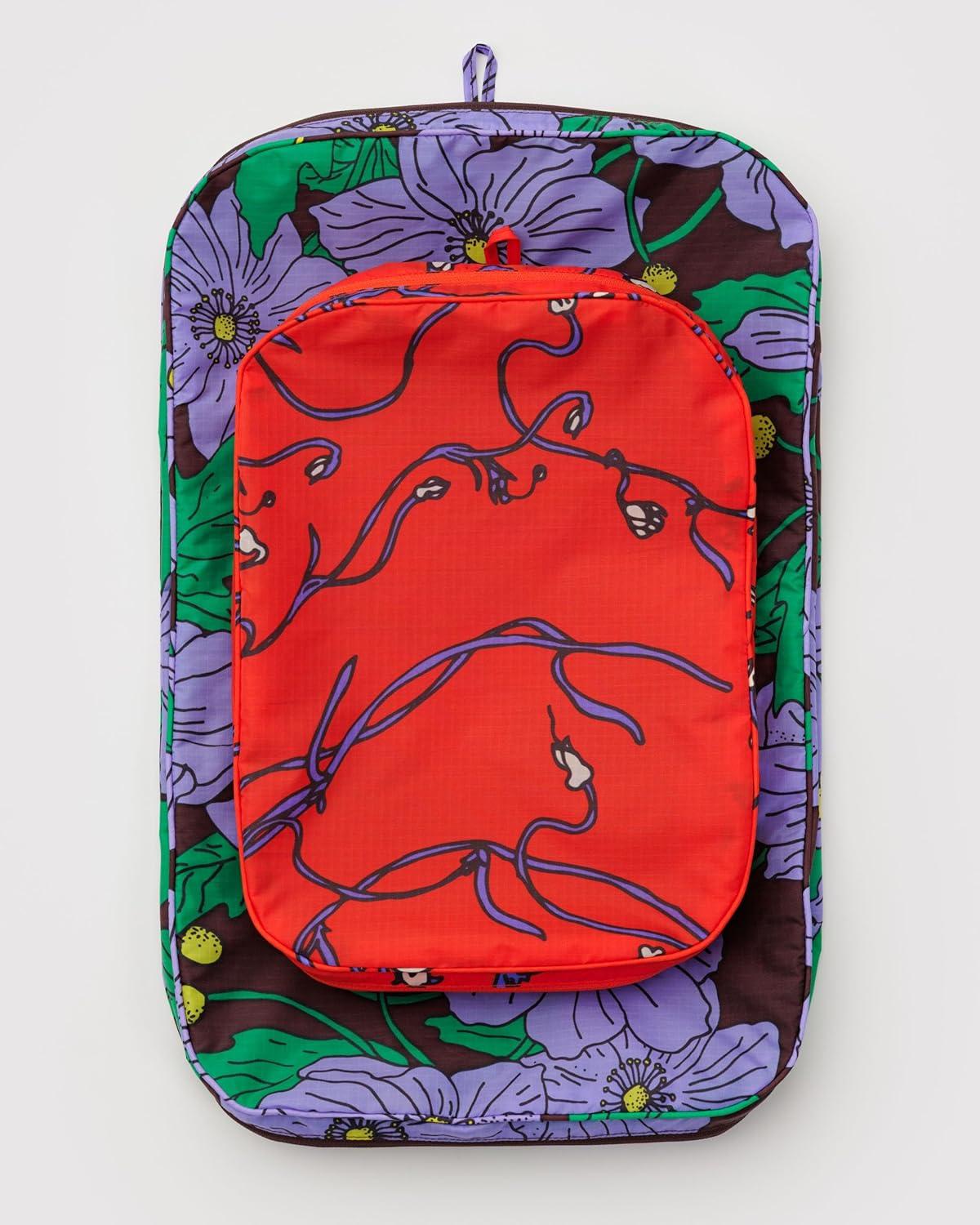 imageBAGGU Large Packing Cube Set Poppy MixPoppy Mix