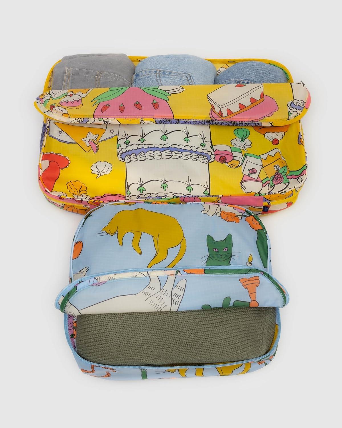 imageBAGGU Large Packing Cube Set Poppy MixStill Life