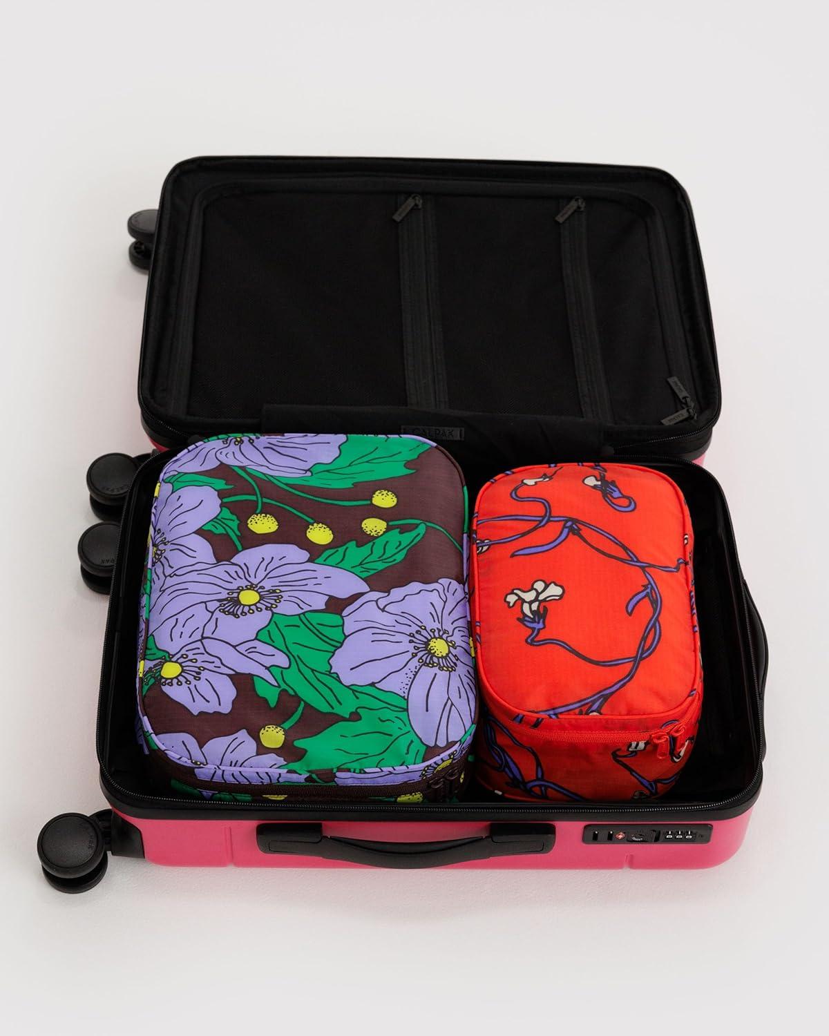 imageBAGGU Packing Cube Set Fancy AnimalsPoppy Mix