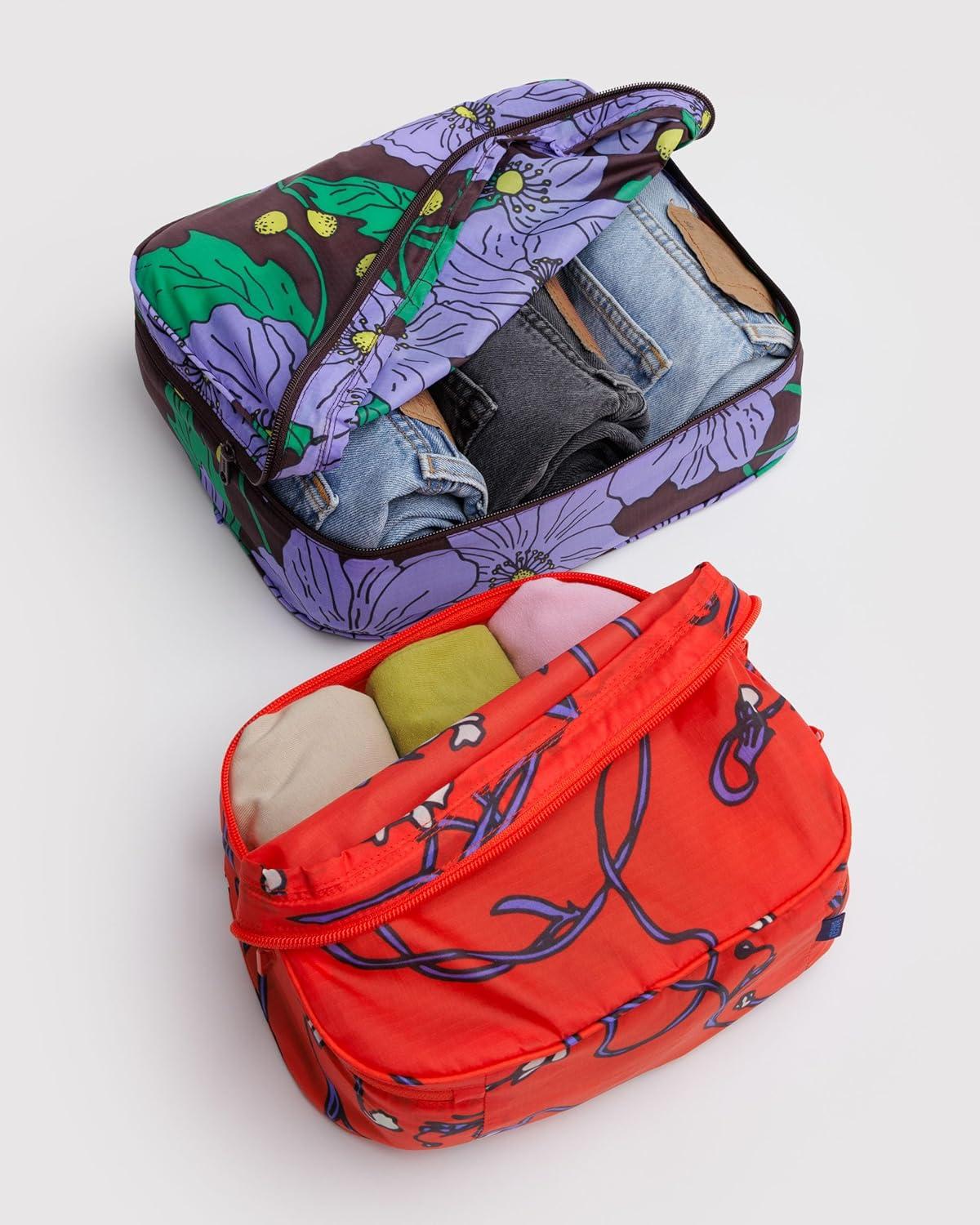 imageBAGGU Packing Cube Set Fancy AnimalsPoppy Mix