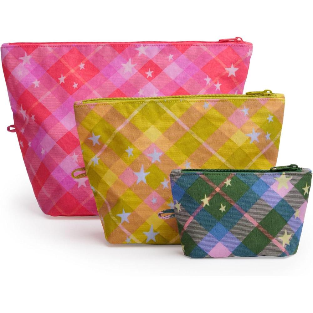 imageBAGGU Go Pouch SetStar Plaid