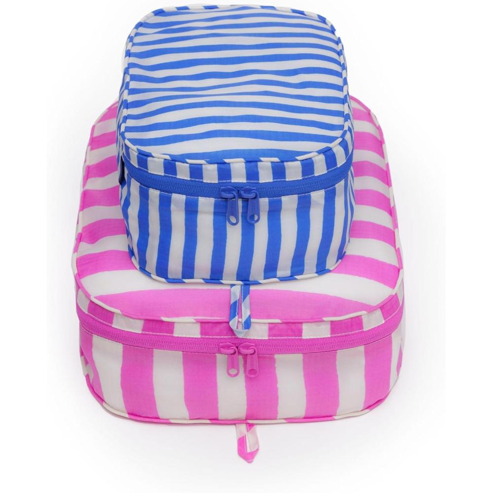 imageBAGGU Packing Cube Set Fancy AnimalsPainted Stripe