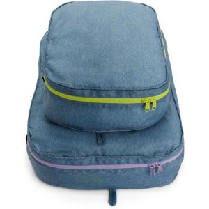 BAGGU Large Packing Cube Set – Poppy Mix(Digital Denim)