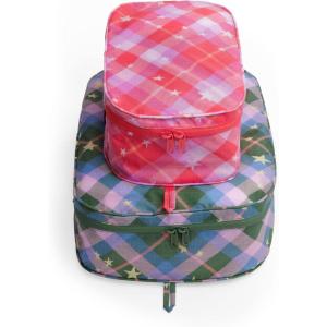 BAGGU Packing Cube Set – Painted Prairie(Star Plaid)