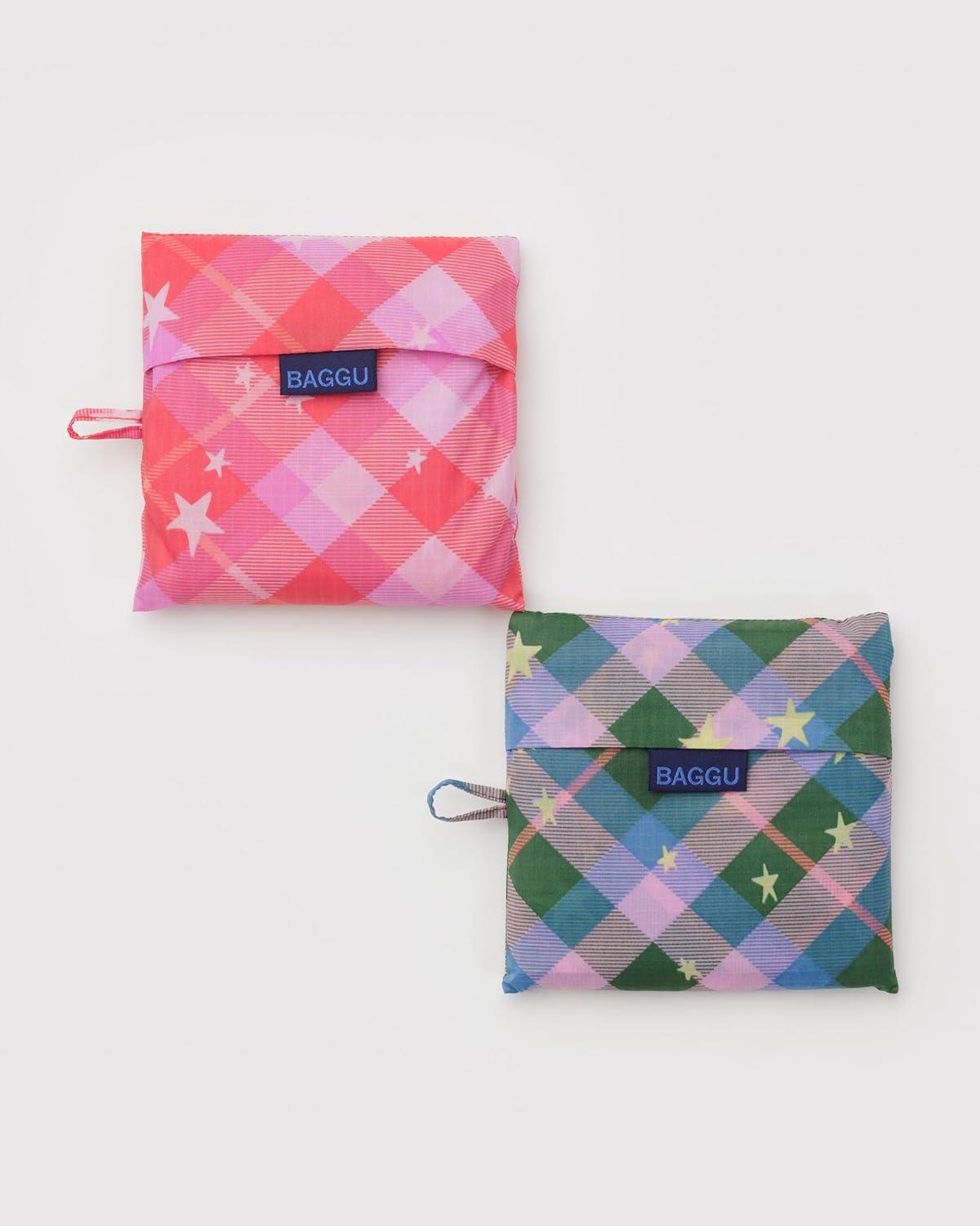imageBAGGU Big Set of 2Star Plaid