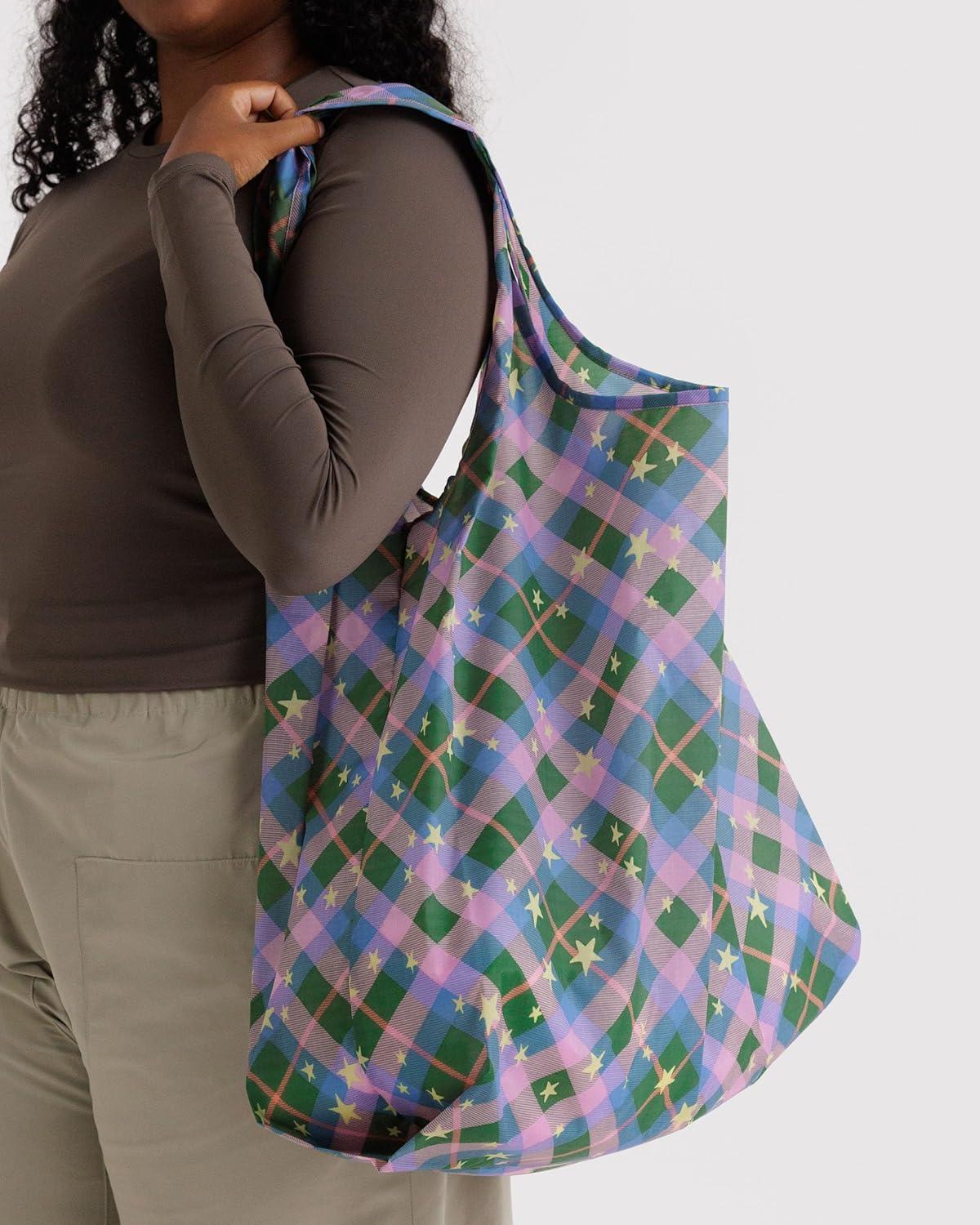 imageBAGGU Big Set of 2Star Plaid