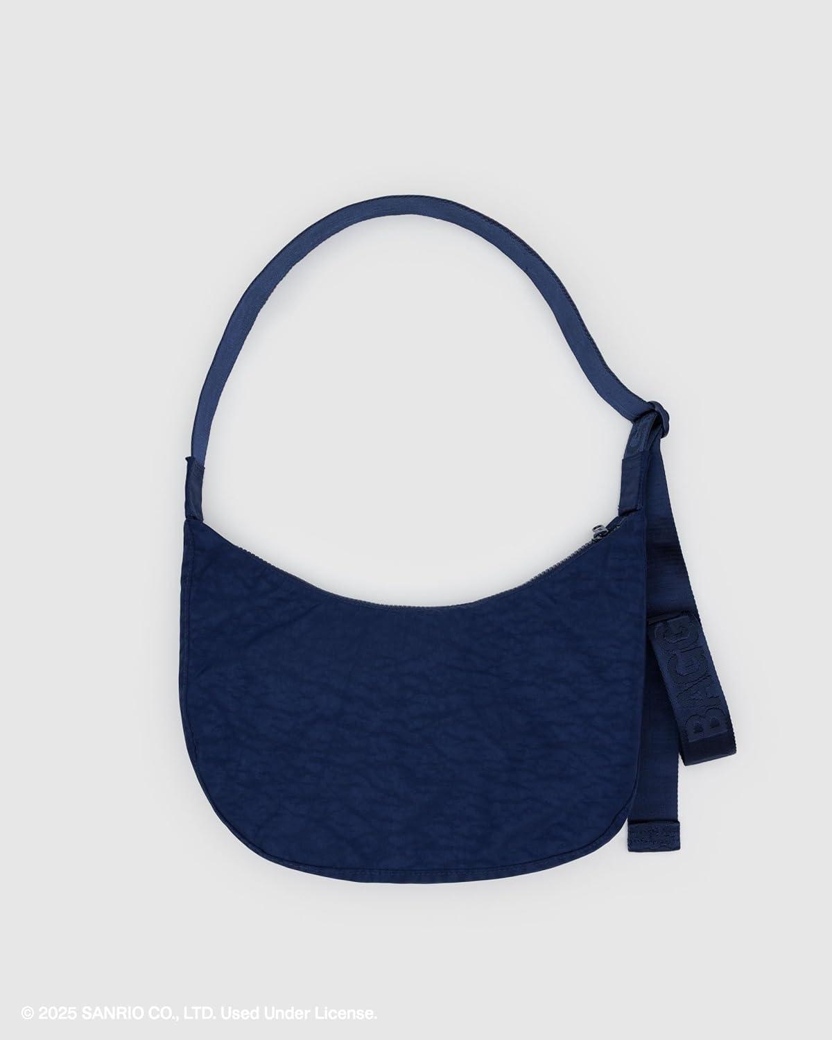 imageBAGGU Medium Nylon Crescent BagEmbroidered Hello Kitty Teddy