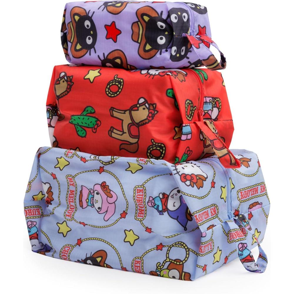 imageBAGGU 3D Zip SetHello Kitty Friends Western