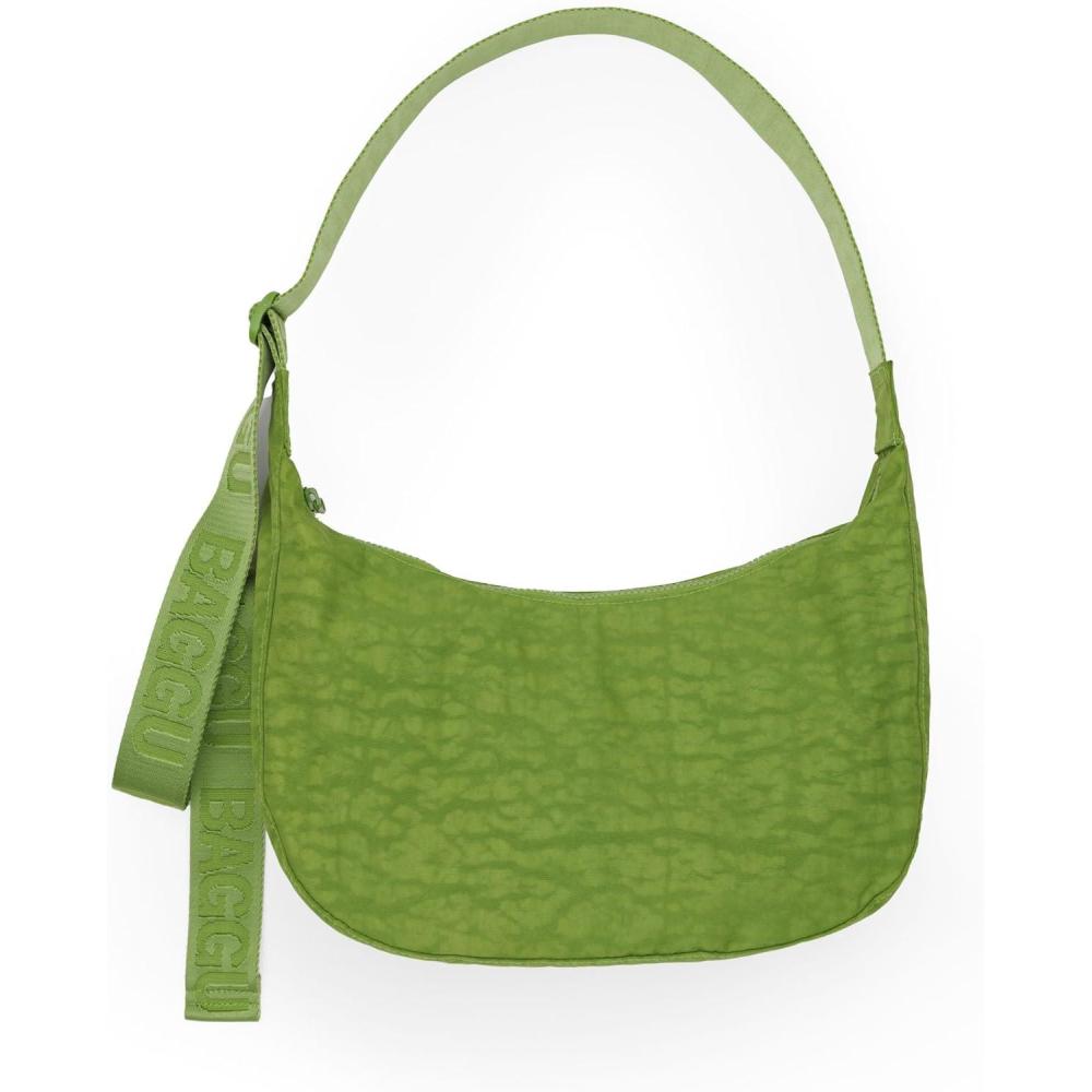 imageBAGGU Medium Nylon Crescent BagGreen Juice