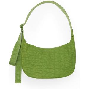 BAGGU Medium Nylon Crescent Bag(Green Juice)