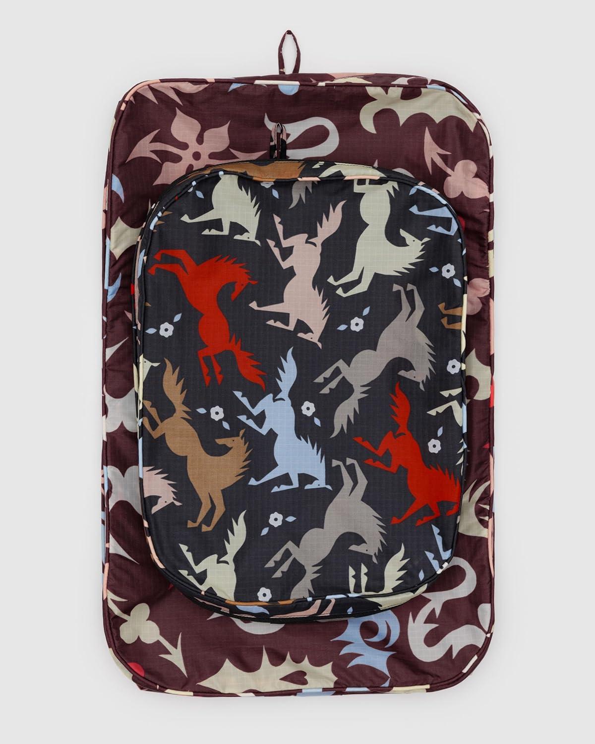 imageBAGGU Large Packing Cube Set Digital DenimWestern CutOuts