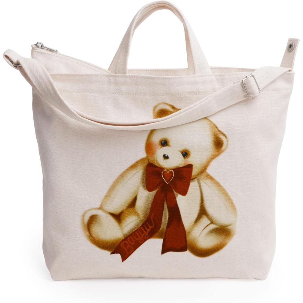 imageBAGGU Horizontal Zip Duck BagTeddy Bear