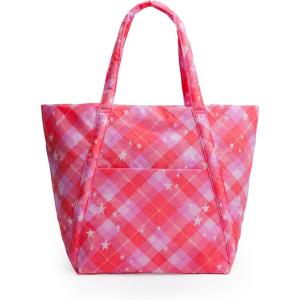 BAGGU Cloud Bag(Pink Star Plaid)