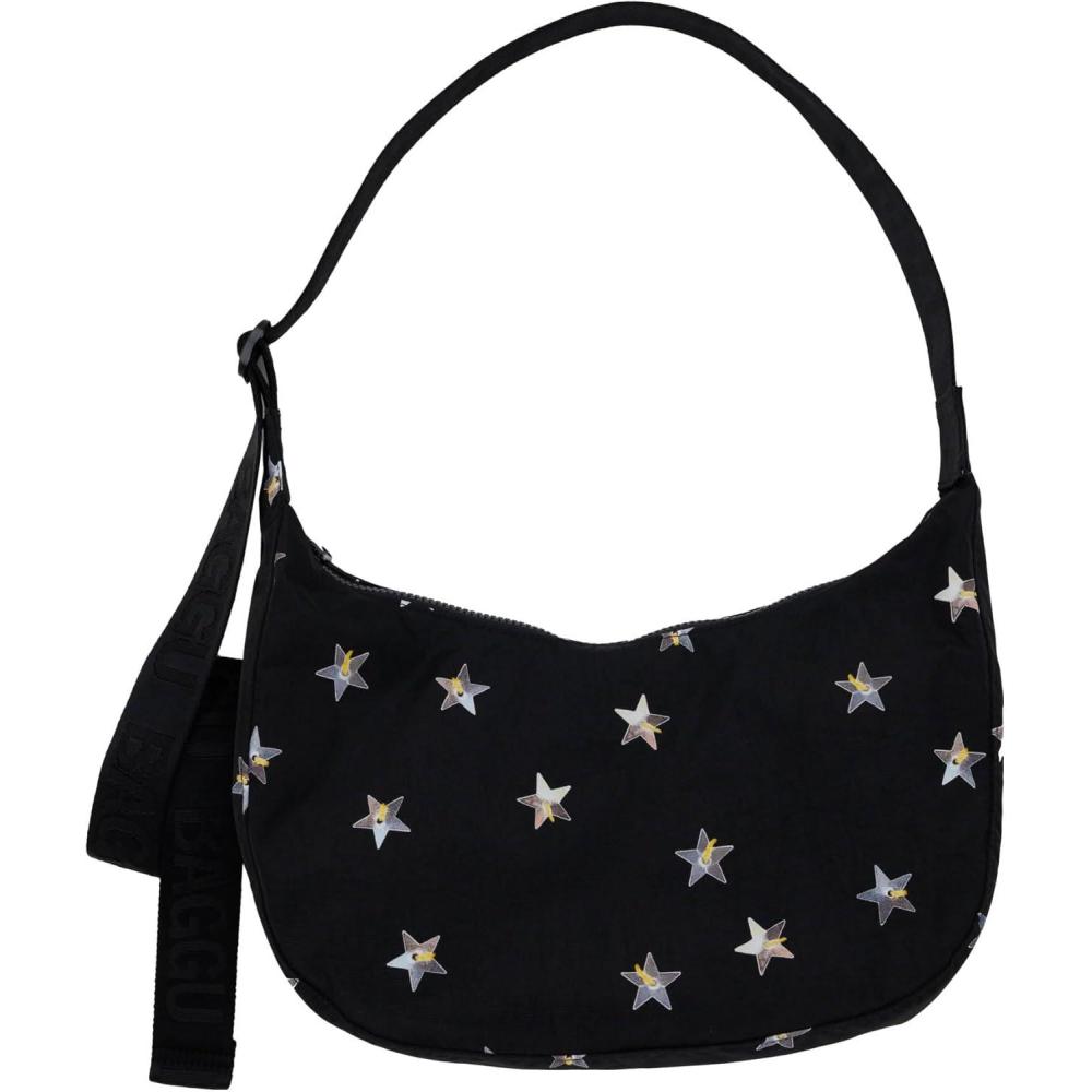imageBAGGU Medium Nylon Crescent Bag  Stars