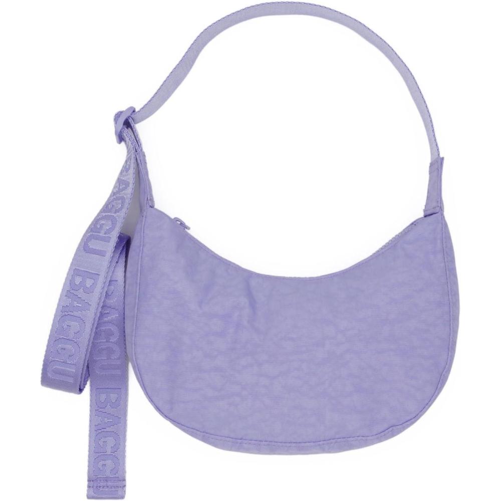 imageBAGGU Small Nylon Crescent BagWisteria