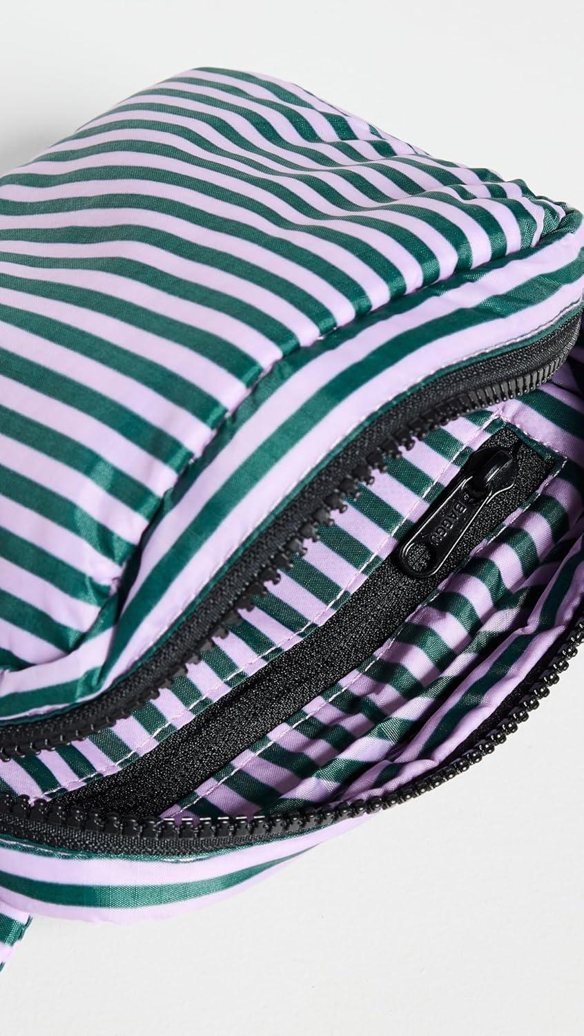 imageBAGGU Womens Puffy Fanny Pack Lilac Candy Stripe One Size