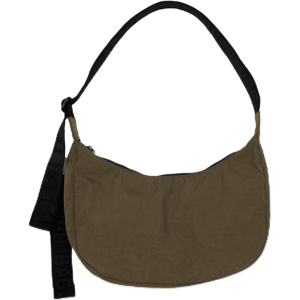 imageBAGGU Medium Nylon Crescent Bag Seaweed 47
