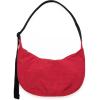 imageBaggu Medium Nylon Crescent BagCandy Apple 375