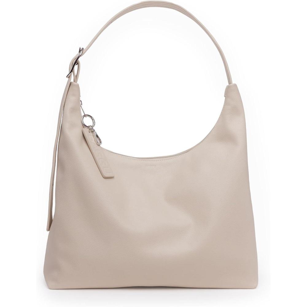 imageBaggu Recycled Leather Shoulder BagIvory