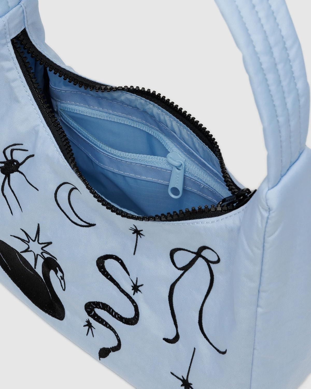 image:imageBAGGU Mini Nylon Shoulder Bag NylonEmbroidered Ballet Icons