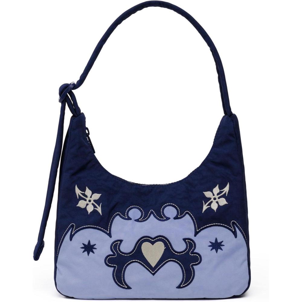 image:imageBAGGU Mini Nylon Shoulder Bag  NylonWestern Appliqu