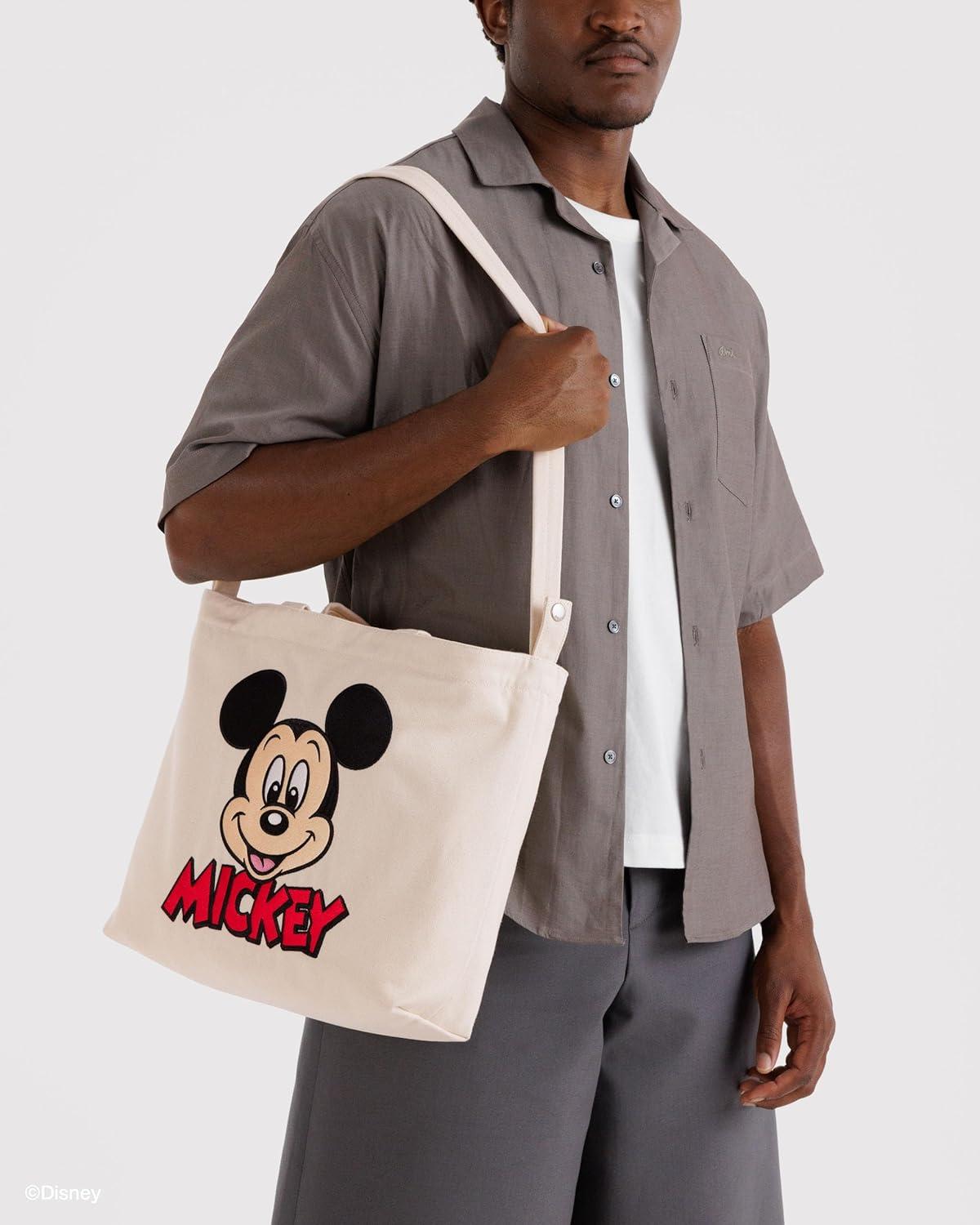 image:imageBAGGU Horizontal Zip Duck BagEmbroidered Mickey Mouse Club