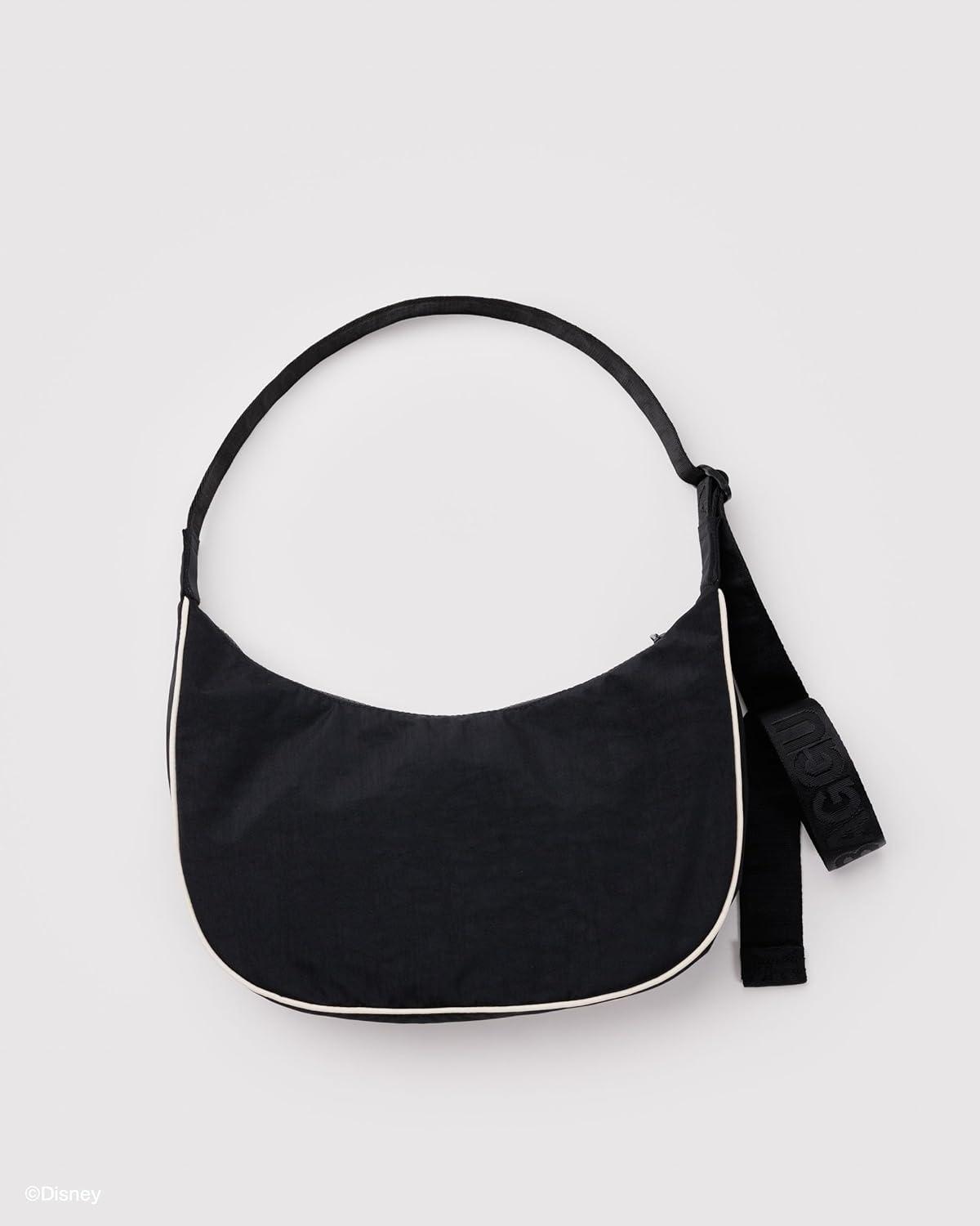 image:imageBAGGU Medium Nylon Crescent BagEmbroidered Mickey Mouse Club