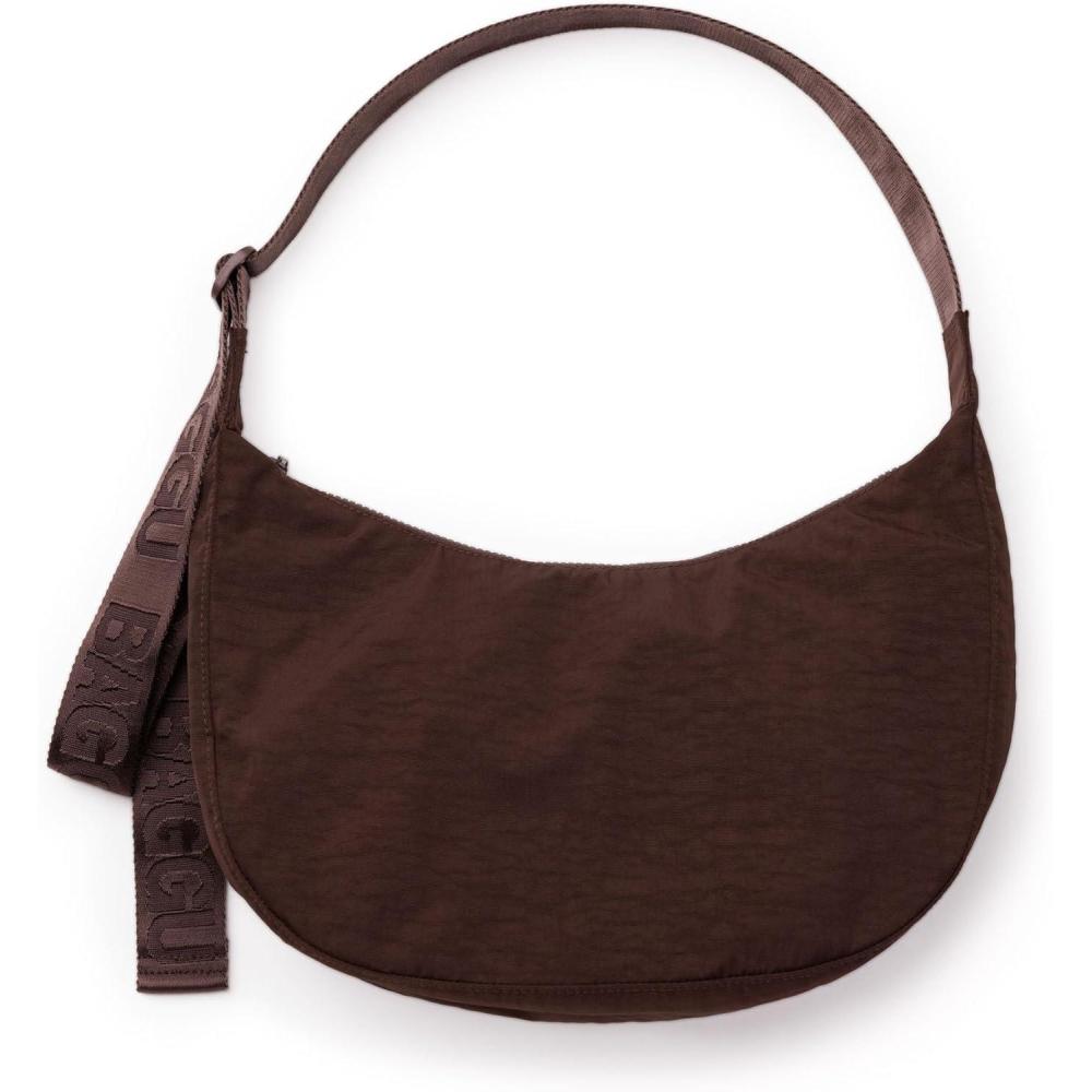 image:imageBAGGU Medium Nylon Crescent BagCoffee