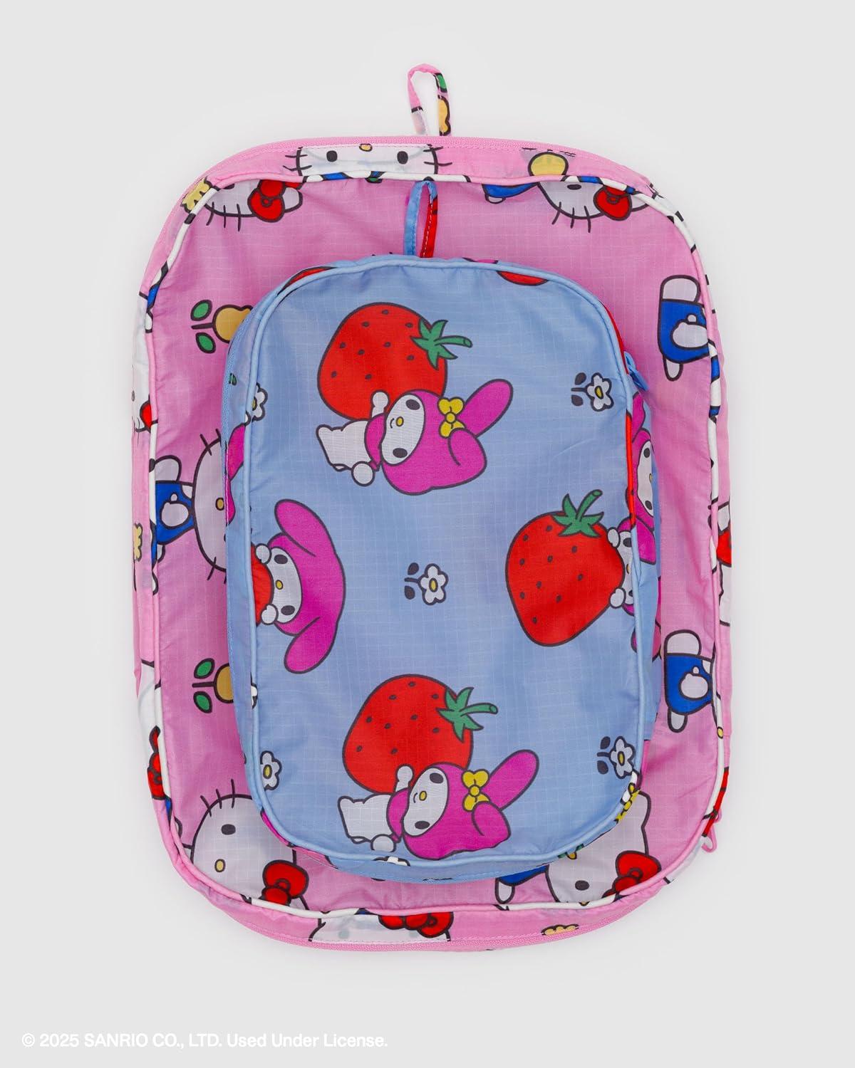 image:imageBAGGU Packing Cube Set Mickey amp MinnieHello Kitty and Friends Florals