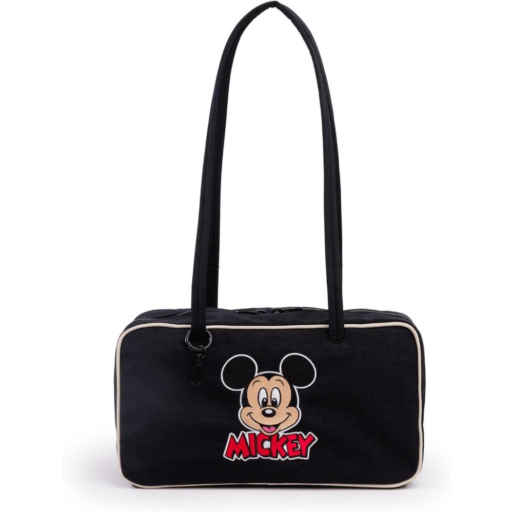 image:imageBAGGU Nylon Bowler BagEmbroidered Mickey Mouse Club