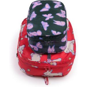 BAGGU Packing Cube Set – Mickey & Minnie(Spring Animals)